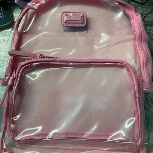 Pink Transparent  Madden Girl Backpack